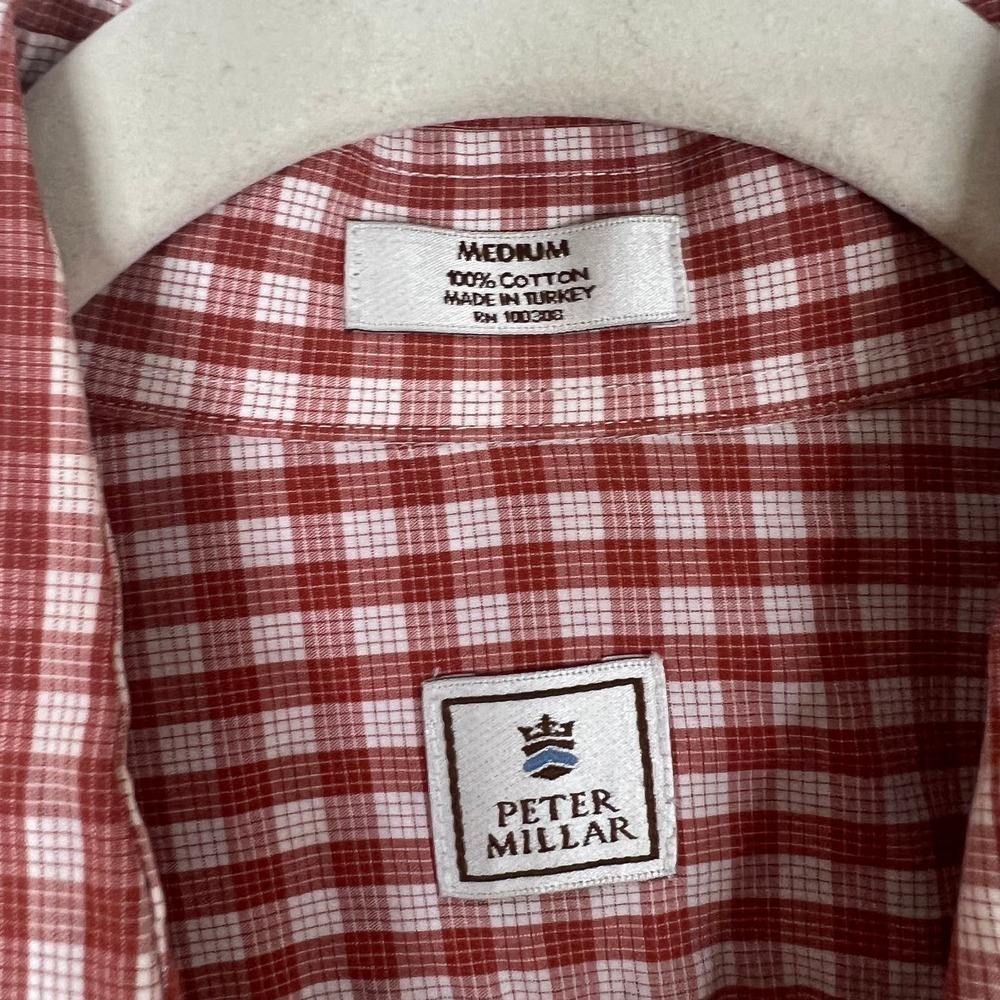 Peter Millar Checkered Gingham Button Front Butto… - image 7